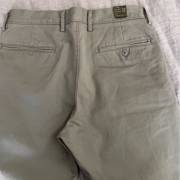 J.Crew Men’s Urban Slim Chino Pant Size 28/32 Vintage Grey NWT - Picture 5 of 8